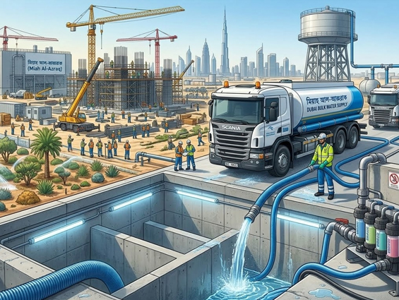 Bulk Water Supply Dubai for Large Projects